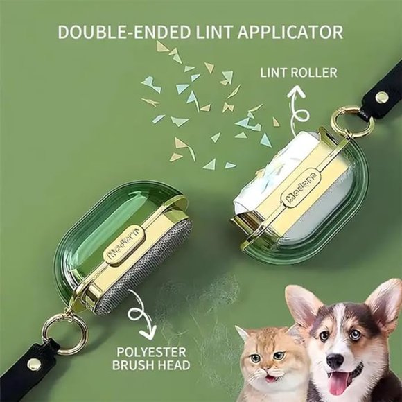 New Double-Sided Portable Hair Remover Portable Lint Rollerfor Clothes Furniture - Picture 3 of 5